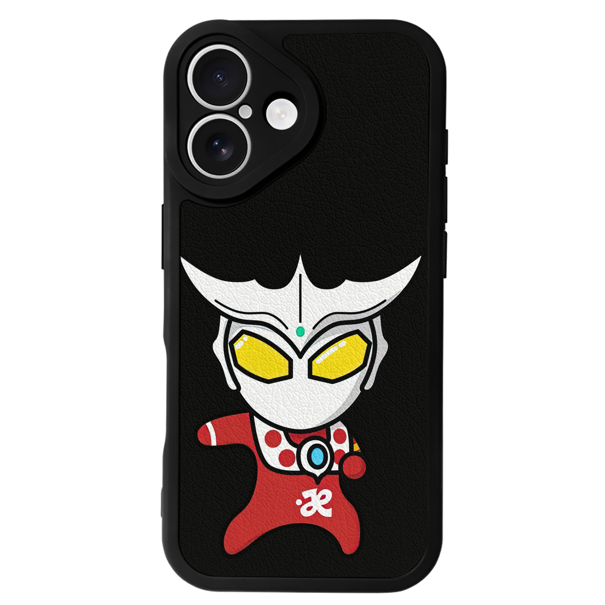 （画像用） ウルトラマン Ultraman 【iPhone 16シリーズ対応】シリコンスマホケース（レザー調） 材質：シリコン